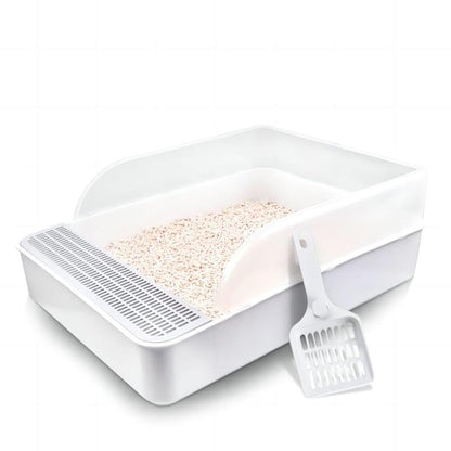 Selbstreinigende Katzentoilette – Automatische Reinigung, 10L Großes Fassungsvermögen, XL Katzenklo, Ideal für Vielbeschäftigte Haushalte