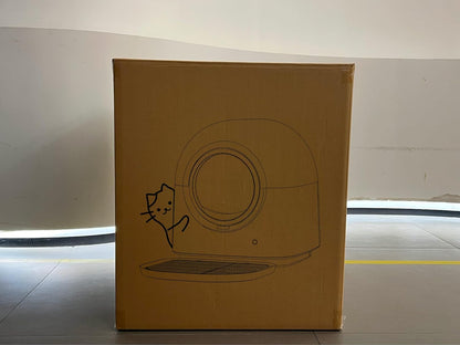 ABRCT Selbstreinigende Katzentoilette PRO, Katzenklo Selbstreinigend XXL, Wägbar, Hygienisch, Geruchsneutral, APP-Steuerung, Große Fassungsvermögen für Mehrere Katzen, mit Katzenstreu Matte