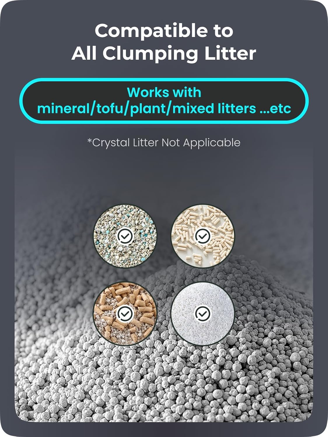 ABRCT Selbstreinigende Katzentoilette PRO, Katzenklo Selbstreinigend XXL, Wägbar, Hygienisch, Geruchsneutral, APP-Steuerung, Große Fassungsvermögen für Mehrere Katzen, mit Katzenstreu Matte