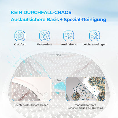 CATLINK Baymax Katzenklo Selbstreinigend, 70L XXL-Volumen, Verbessertem Schutz Gegen Seitliches Auslaufen, 7-facher Schutz, App-Steuerung und Mehrkatzenerkennung – Geeignet für mit Mehreren Katzen